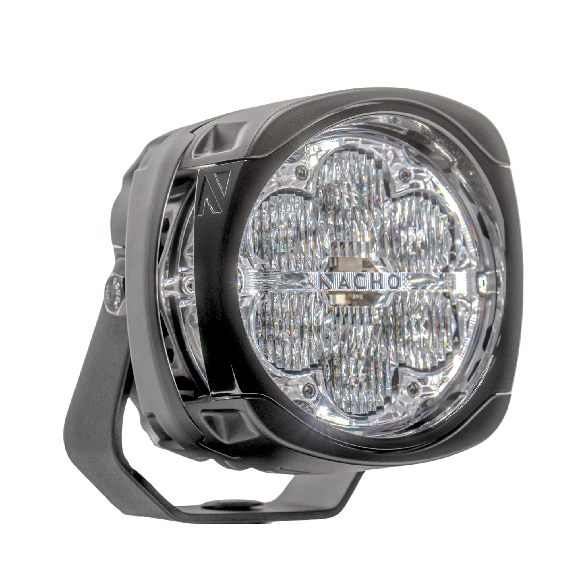 NACHO Quatro 4" LED Off-Road Lights, Flood Beam, White, Pair - PM451