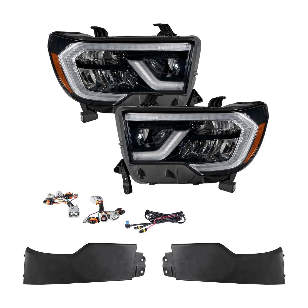 FORM Tundra/Sequoia headlights - toyota tundra sequoia headlight reflector pair off - FL0010