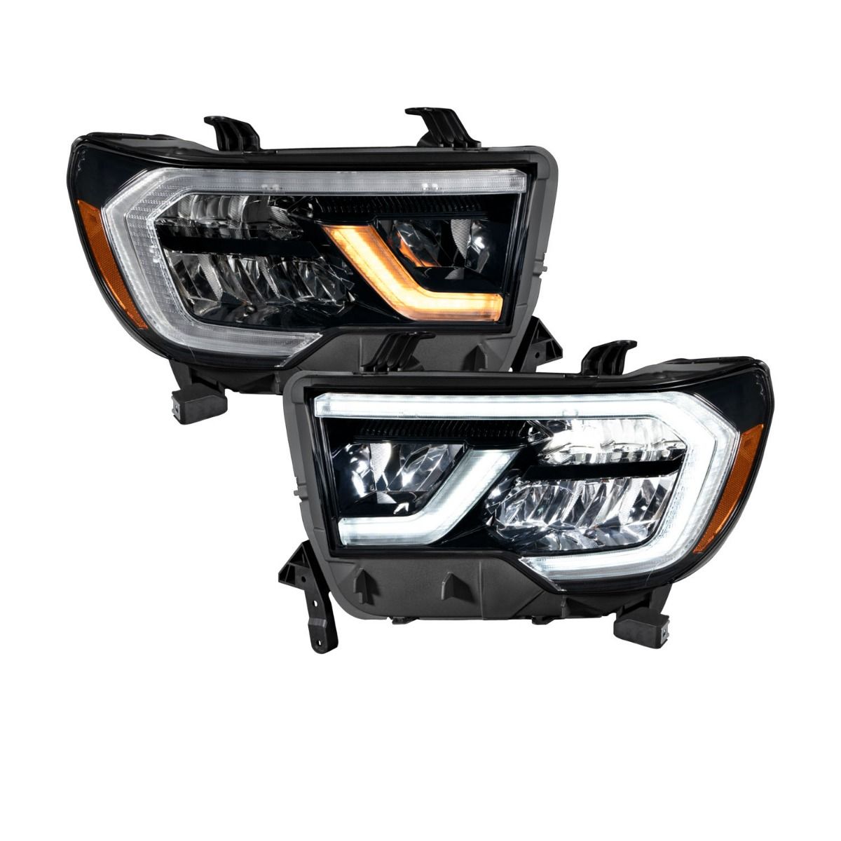 FORM Lighting LED Reflector Headlights, 2007-2013 Toyota Tundra / 2008-2017 Sequoia, Pair - FL0010