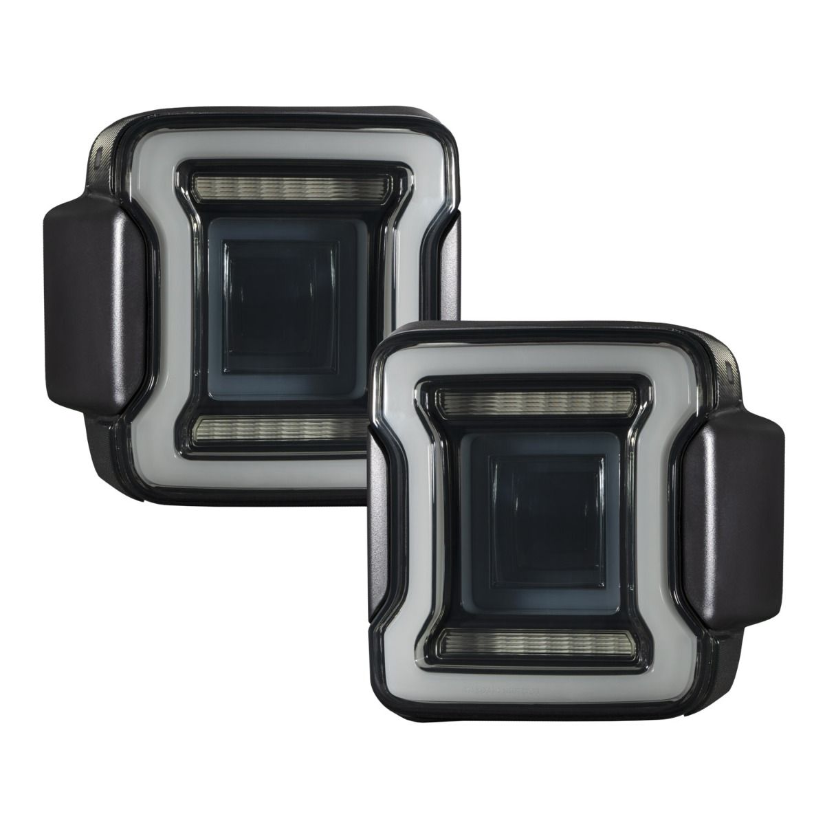 FORM Lighting LED Tail Lights, 2018-2023 Jeep JL Wrangler (Smoked Lens), Pair - FL0014