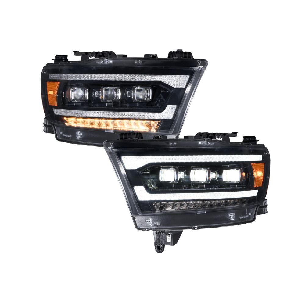 FORM Lighting Sequential LED Projector Headlights, 2019-2024 Ram 1500, Pair - FL0015