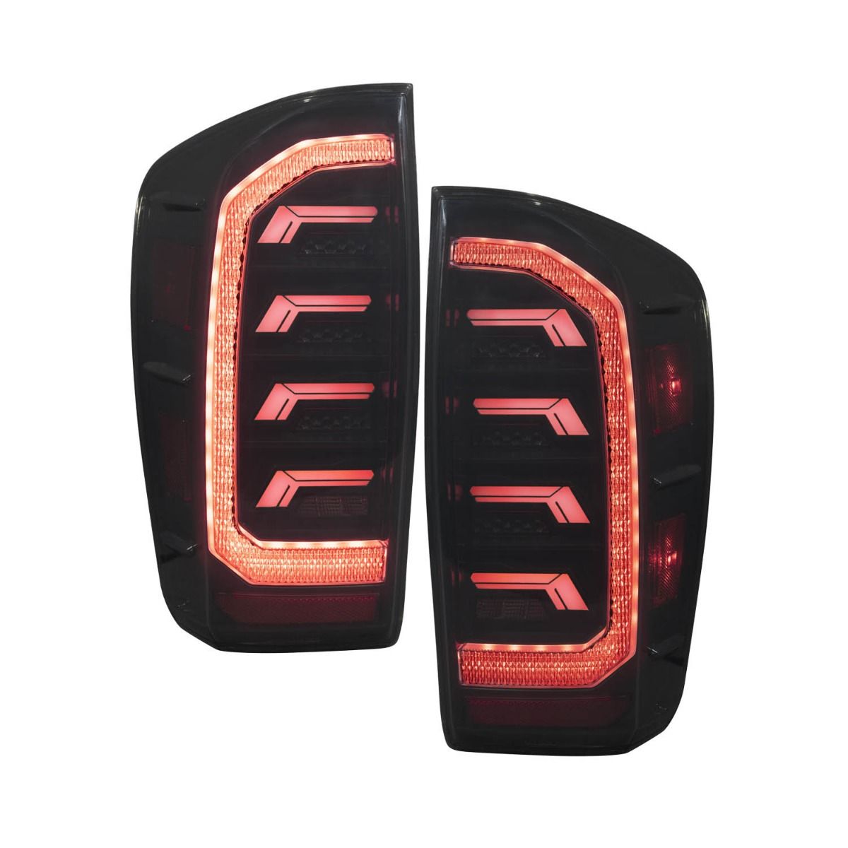 FORM Lighting LED Tail Lights, 2016-2023 Toyota Tacoma (Smoked Lens), Pair - FL0018