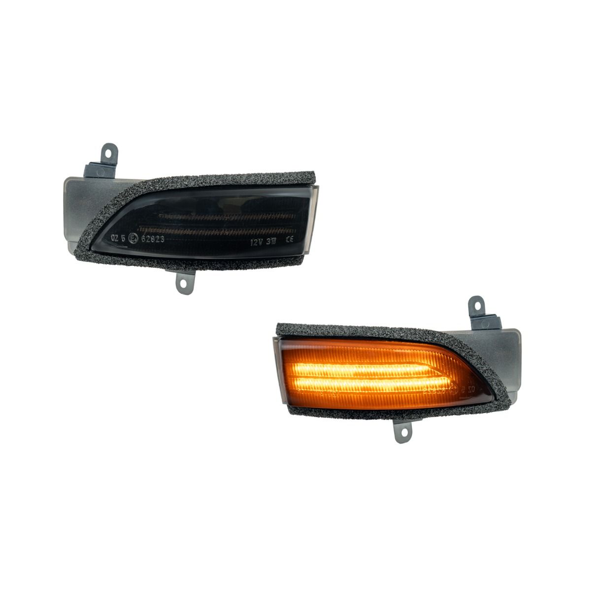 FORM Lighting LED Mirror Lights, Subaru Crosstrek / Forester / Impreza / Legacy / Outback / WRX (Smoked Lens), Pair - FL0030