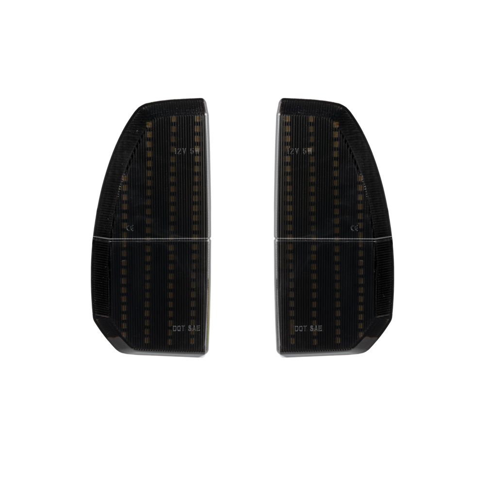 FORM Lighting LED Mirror Lights, 2007-2021 Toyota Tundra w/ OEM Tow Mirrors (Smoked Lens), Pair - FL0031