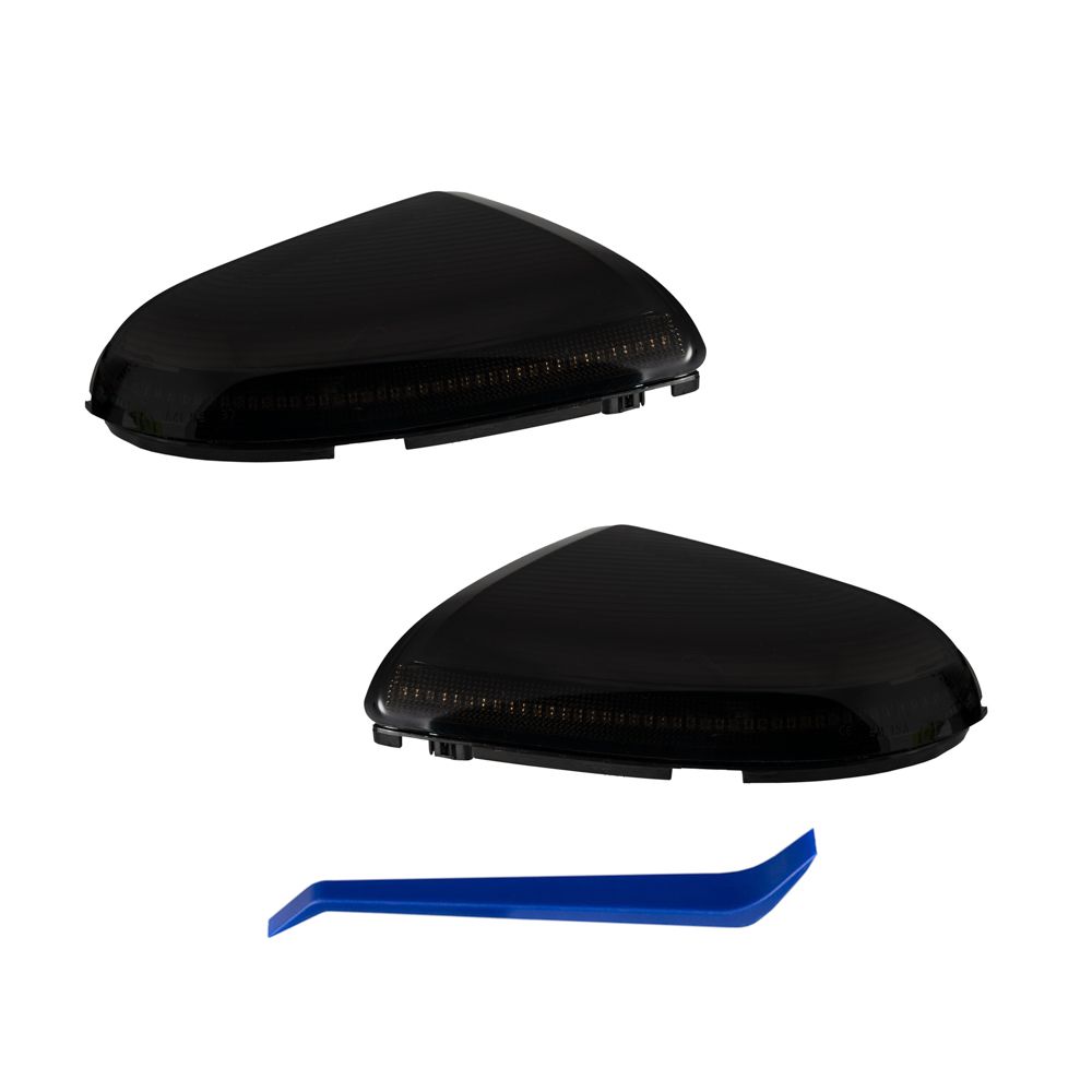 FORM Lighting LED Mirror Lights, Ram 1500 / 1500 Classic / 2500 / 3500 (Bottom, Smoked Lens), Pair - FL0035