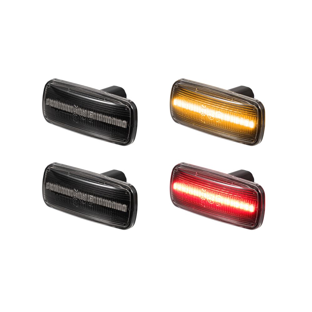 FORM Lighting LED Dually Sidemarkers, 2010-2018 Ram 2500/3500 Dually (Smoked Lens), Set - FL0059