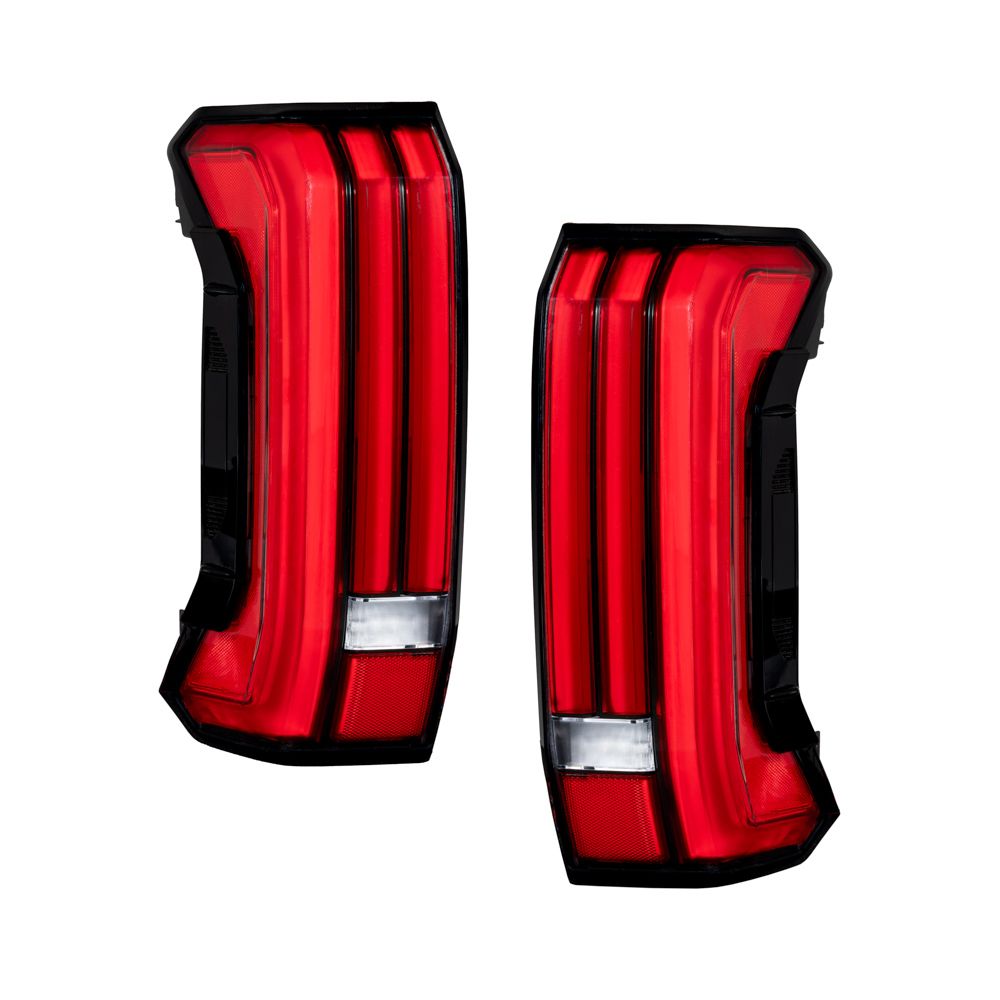 FORM Lighting LED Tail Lights, 2022-2026 Toyota Tundra (Red Lens), Pair - FL0078