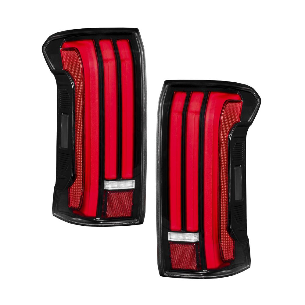 FORM Lighting LED Tail Lights, 2024-2026 Toyota Tacoma (Red Lens), Pair - FL0108