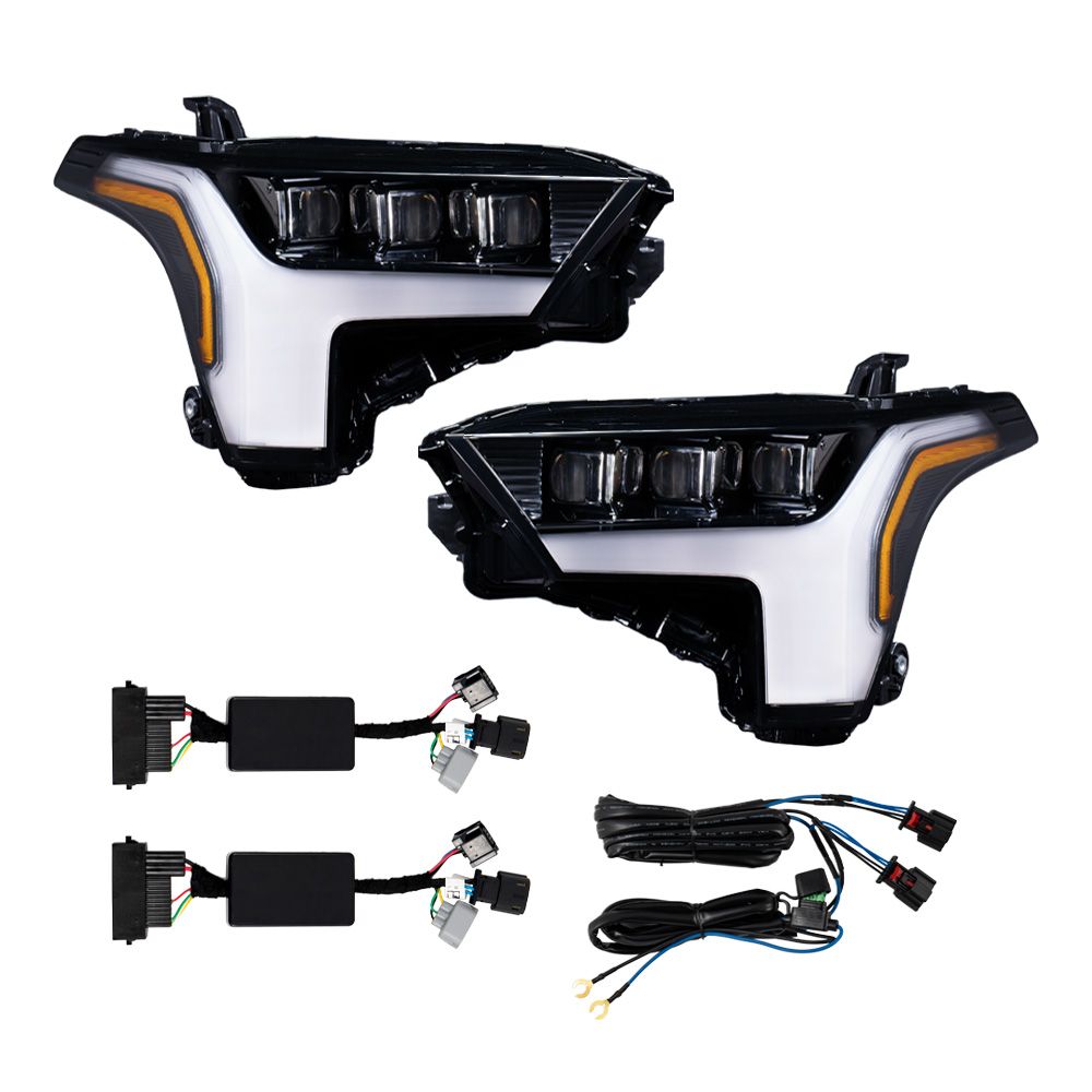 FORM Lighting Sequential LED Projector Headlights, 2022-2026 Toyota Tundra / 2023-2026 Sequoia (Replaces OEM Projector), Pair - FL0111