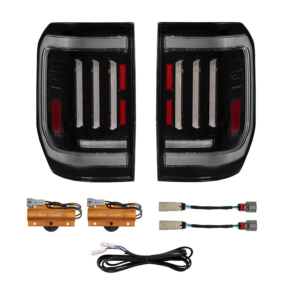 FORM Lighting LED Tail Lights, 2025-2026 Ford Maverick (Smoked Lens), Pair - FL0113
