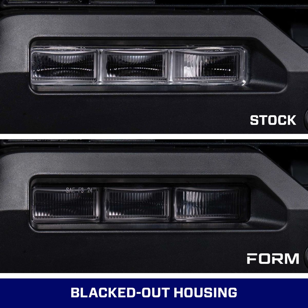 FORM Toyota fog lights - toyota type t3 fog light infographic - FL0083