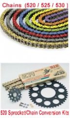 CHAINS & 520 Sprocket/Chain Conversions