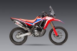 123412D520  Yoshimura  Race RS-4  Slip On- Stainless Exhaust w/ Stainless Muffler &Carbon End Cap  - HONDA CRF300L/Rally  2021-24