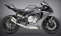 Yoshimura Alpha T Race 3/4 Stainless Exhaust w/ Stainless Can Works Finish - '15-'25 R1/R1M   (13141CP520)