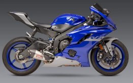 Yoshimura AT2 Stainless Slip-On Exhaust w/ Stainless Can - '06-'20 Yamaha R6  (13630BP521)