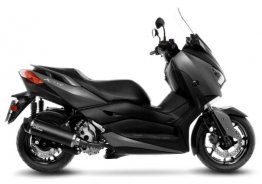 Leo Vince 14054U NERO Slip-On for Yamaha X-MAX 300 / IRON MAX  2017 - 2020