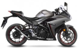 Leo Vince 15212BU LV-10 BLACK EDITION Slip-On for Yamaha YZF-R25 / R3  2014 - 2025