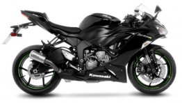 Leo Vince 15233U LV-10 Slip-On for Kawasaki ZX6R Ninja  2019 - 2025