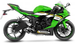 Leo Vince 15413SBU LV CORSA S BLACK EDITION Slip-On for Kawasaki ZX6R Ninja  2019 - 2025