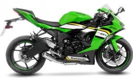 Leo Vince 15413STU LV CORSA S TITANIUM Slip-On for Kawasaki ZX6R Ninja  2019 - 2025