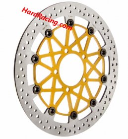 Brembo 330mm HPK Brake Rotors w/ Gold Carrier - Ducati 848/1098/1198/1199/1299, 208.B859.11 (FREE EXPRESS SHIPPING)