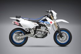 216600C250   Yoshimura   RS-2  FULL SYSTEM - Stainless Full Exhaust  w/ Carbon Fiber muffler and Stainless End Cap -  SUZUKI DR-Z400S/SM 2000-23