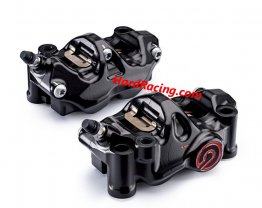 Brembo .484 Cafe Kit Billet 2-piece FRONT Brake Calipers, Black w/ Red Logo, 220.B473.20, 220.B473.10 (FREE EXPRESS SHIPPING)