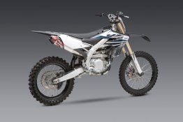 234832D320   Yoshimura   RS-4 Slip On- Stainless Slip On w/ Aluminum Muffler- YAMAHA  YZ450F 18-22/ WR450F  19-22/ YZ450FX '19-22