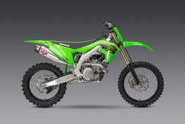 244720S320    Yoshimura  RS-12 Full System - Stainless Full Exhaust w Aluminum Muffler & Carbon end Cap - KAWASAKI  KX450F  '19-23/ KX450X  '21-23