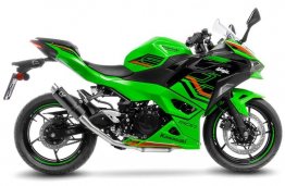 Leo Vince 3389BU GP CORSA BLACK EDITION Slip-On for Kawasaki Ninja 400/500 Z400/500  2018 - 2025