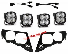 BAJA DESIGNS Textron/Arctic Cat Squadron PRO Headlight Kit - Arctic Cat 2020-21 Wildcat XX; Textron 2018-19 Wildcat XX, 447095 (FREE SHIPPING**)