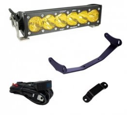 BAJA DESIGNS Can-Am Baja Amber OnX6+ LED 10 Inch Shock Tower Kit - Can-Am Maverick R 2024-2025, 448193 (FREE SHIPPING)