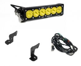 BAJA DESIGNS Baja Amber Polaris RZR Pro R OnX6+ 10" Light Bar Hood Mount Kit (2025), 448302 (FREE SHIPPING)