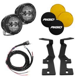 Rigid Industries 2019+ Dodge RAM 1500 and 2019+ TRX A-Pillar 4" 360 Series LED Light Kit, 46718