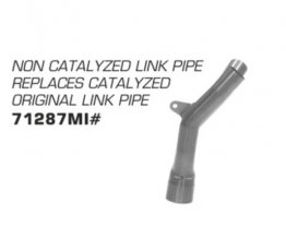 Arrow Exhaust - Yamaha R1 '04-06 -YPipe Catalizer  71287mi