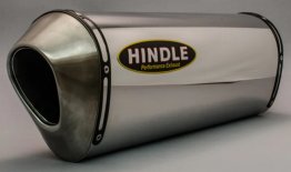 75-0232S   Hindle Evolution Stainless Steel High Mount Full System w/ Stainless Can for Suzuki GSX8S/R  2023 - 2025