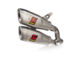 S-D9SO17-HCQT   Akrapovic  Titanium Slip-ons -  Ducati  Monster 821/937/ Plus/ SP   21-24