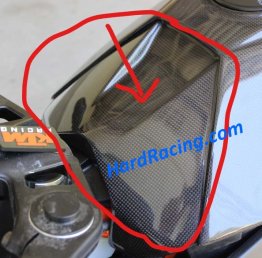 Tyga Carbon Fiber Battery Box Cover, BPCX-7431B - '15-'21 KTM RC390