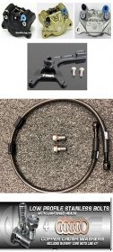 REAR Brake UPGRADE Kit (REAR ONLY ) fits '13-'20 & '22+ Honda GROM OG / SF / RR - IN STOCK