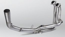 E-A6R1  Akrapovic Stainless Steel Header Pipes for Aprilia Tuareg 660  '22-24
