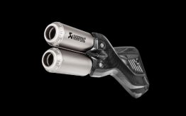 S-D9SO10-HIFFT  Akrapovic  Titanium Slip-on - '17-18  Multistrada 1200 Enduro