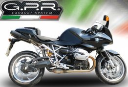 GPR Exhaust 'Carbon Look' Dual Silencer Slip-ons - BMW R1200S 2006>2008