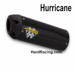 TWO BROTHERS - Storm Series Carbon Fiber Slip On Exhaust - 2017-19  Yamaha FZ-10  005-45304-XX