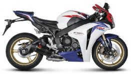 S-H10SO6T-TC  Akrapovic Carbon HEX Slip-on - '08-'13  CBR1000RR NON-ABS & '09-'13 CBR1000RR ABS Model