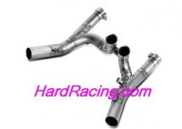 C-Y17SO1T/1  Akrapovic TITANIUM Collector Mid-Pipes - '09-'16  V-MAX