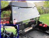 UTV Windshields -EMP Polaris RZR Cab Back