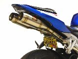 WH607  WERKES USA Dual Slip-on - '07-12 Honda CBR600RR