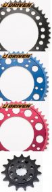DRIVEN USA 520 Aluminum Rear Sprocket  DRI-520AL-RRSP