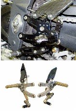 ATTACK REAR SETS -'06-'12  Triumph  675 Daytona  709110G, 709110B
