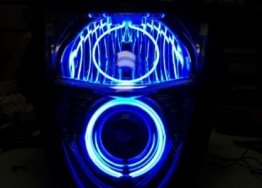 CCFL HALO KIT 60  HALO Light Kits - Suzuki  -'04-'05   GSXR 600/750   (SINGLE HIGH BEAM)